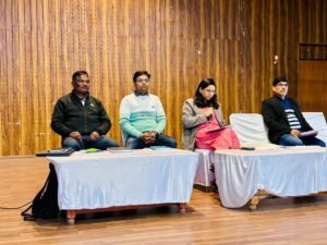 फार्मर रजिस्ट्री योजना के लिए ऑडिटोरियम में आयोजित की गई कार्यशाला