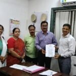 ठाणे ब्लॉक तर्फे विद्यार्थी ची काळजी जेणे साठी शाळांना निवेदन