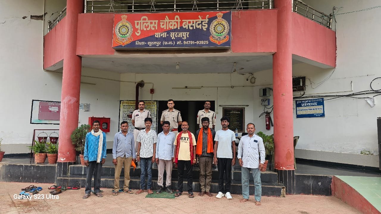 चौकी बसदेई क्षेत्र अंतर्गत के गुंडा बदमाशों की चेकिंग हेतु