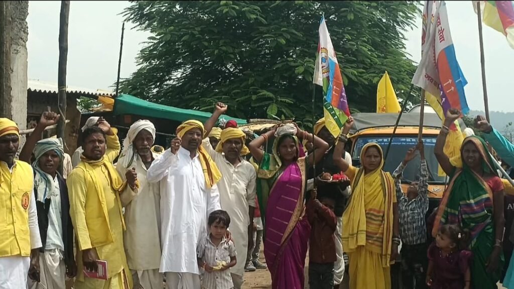 विश्व आदिवासी दिवस कि रैली 